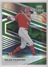2020 Panini Elite Extra Edition Aspirations Green /499 Milan Tolentino #131 0t2
