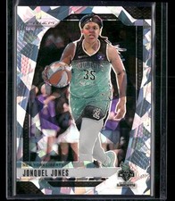 2024 Panini Prizm WNBA #14 Jonquel Jones Ice Prizms New York Liberty