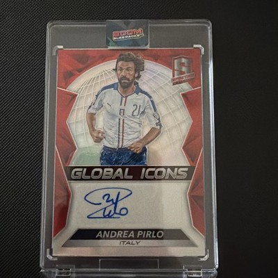 2016-17 Panini Spectra Andrea Pirlo - Global Icons Auto 30/30 Bookend