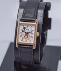 90s vtg Mickey Mouse Tank - Lorus by Seiko v810-5000 Quartz Women's 16mm Watch