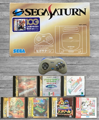 Sega Saturn Console Million Campaign Box Virtua Fighter Remix, Mint CIB ...