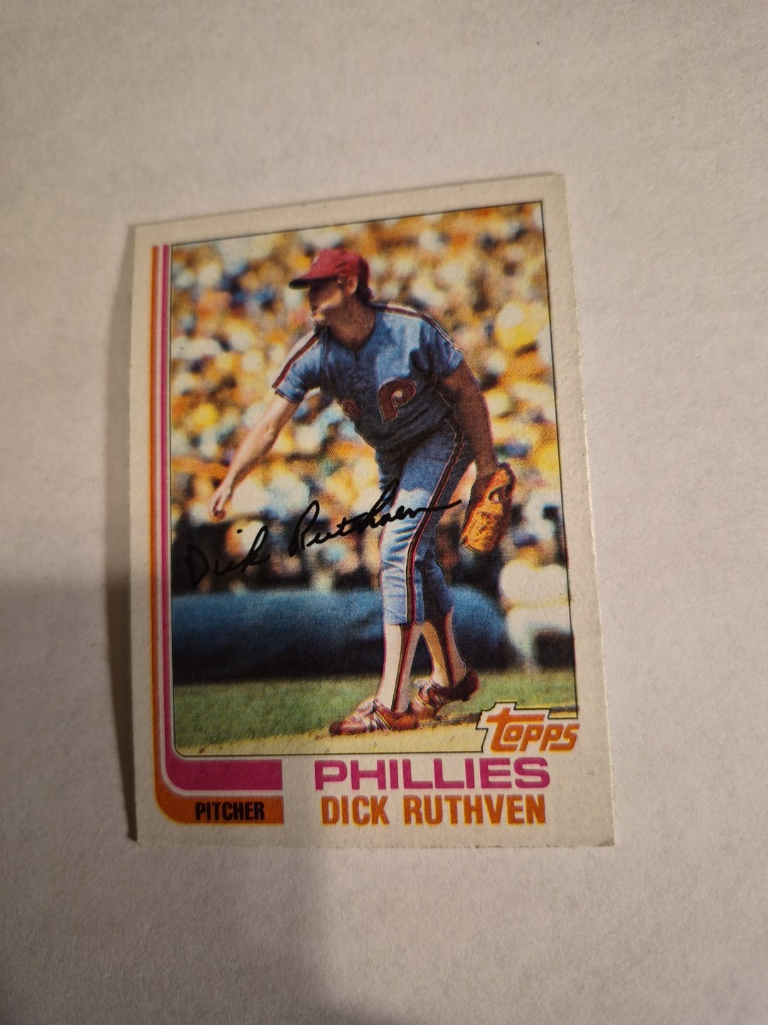DICK RUTHVEN 1982 TOPPS #317 FREE SHIPPING