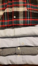 Mens 2XL Land’s End Long Sleeved Dress Shirts Lot Of 3, 1 Chaps & Free Assembly