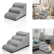 Hundetreppe Katzentreppe Rampe 3/4-stufige Hunderampe Für Sofa Bett Anti Rutsch
