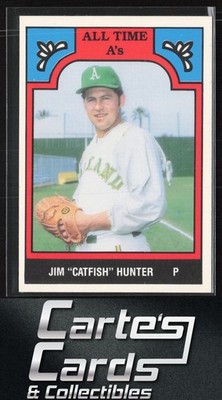 Jim ''Catfish'' Hunter 1987 TCMA Collectors Kits Reprints #9-ATH Oakland Athletics