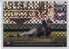 2022 Topps Stadium Club Chrome Updates X-Fractor Steven Kwan #327 19b1