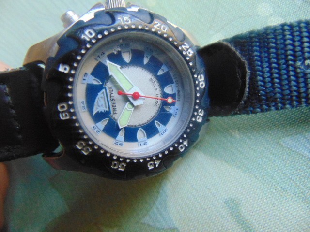 Freestyle Dive watch mens or unisex with night vision, Quartz, Running