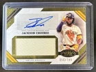 2025 Topps Tier One Jackson Chourio Auto Jumbo Jersey #/149 Brewers