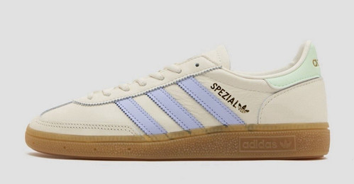 Adidas Handball Spezial Off White Violet Green Mens Size US 10 Shoes Sneakers ✅ - Picture 1 of 13