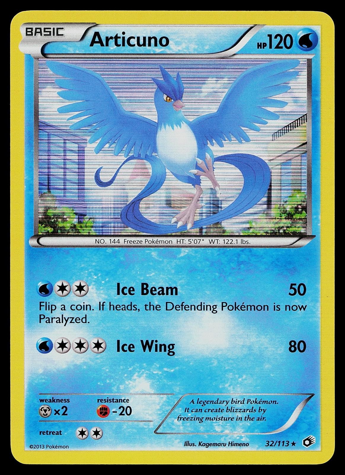 Pokemon Card - Articuno Legendary Treasures 32/113 Holo Holo Rare