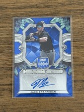 2023 Panini Elite Extra Edition Jack Brannigan Hidden Gems Blue Auto Pirates