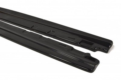 Maxton Design Seitenschweller Ansatz (Paar) passend für Mercedes C-Klasse W204 F