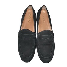 VIONIC BLACK SUEDE LOAFERS WAVERLY WOMENS SIZ...