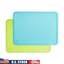 Silicone Toddler Placemats BPA Free Non Slip Easy Clean Travel Pack of 2 New