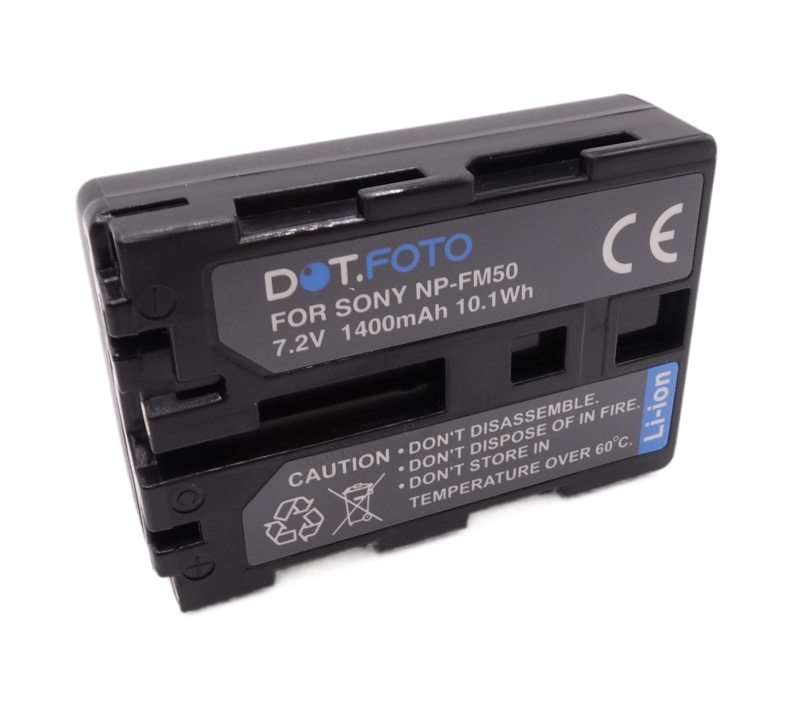 Battery for Sony NP-FM30, NP-FM50 - 1400mAh | DCR-PC120, DCR-TRV22, HDR-SR1