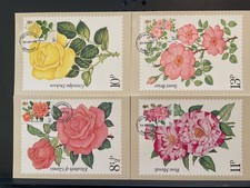 GB PHQ card set No.16- 1976 Roses