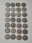 Benjamin Franklin Half Dollar Lot Of 28 Coins 90% Silver Low Starting Bid