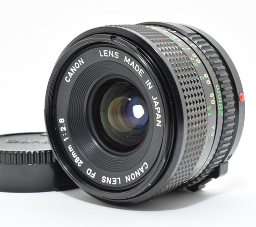 [Exc+5] Canon New FD NFD 28mm f/2.8 Wide Angle Lens For AE-1 A-1 from Japan #I3
