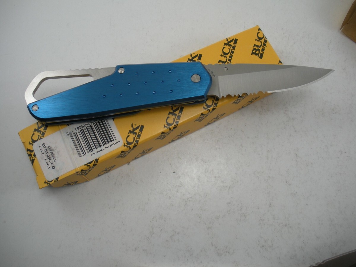 NOS BUCK WHITTAKER 751 APPROACH EARLY PRODUCTION LINERLOCK KNIFE