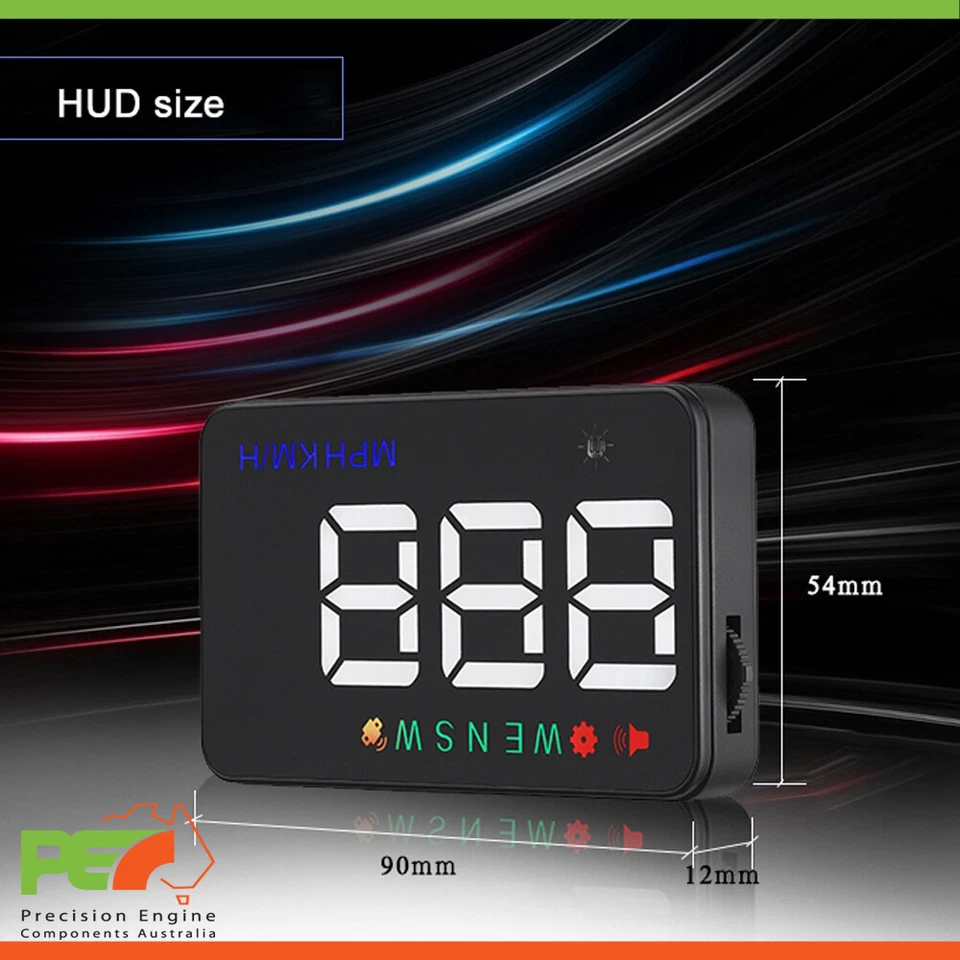 A5 HUD Head Up Display 3.5" GPS Parabrisas Indicador de velocidad para Lotus Evora Foto 3 de 4