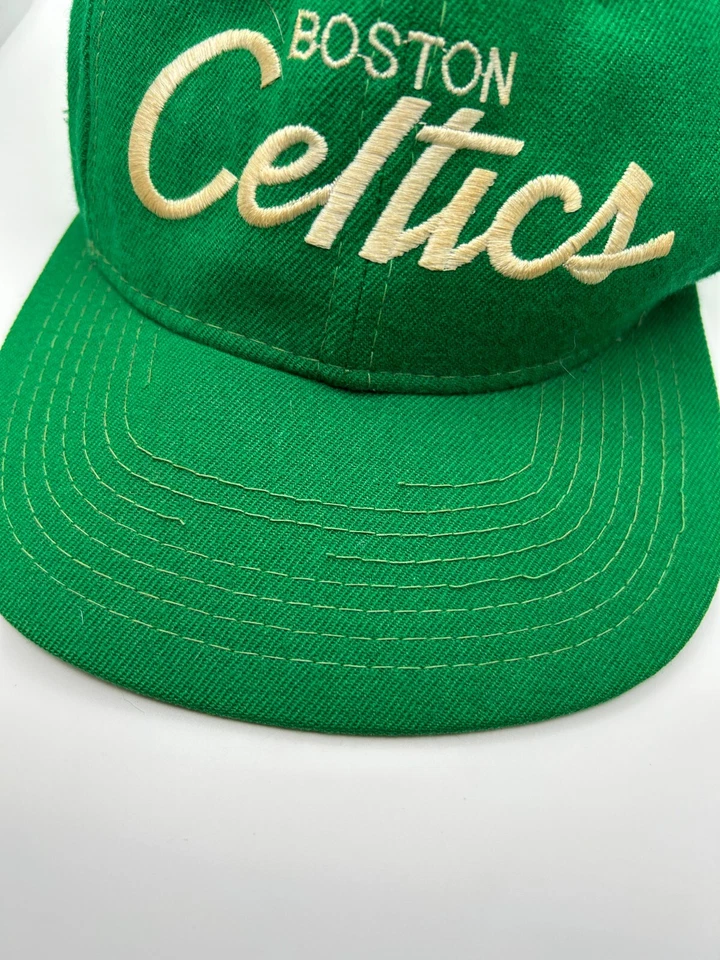 De colección Boston Celtics Sombrero Para Hombres Snapback Lana Deportes Especialidades Guión NBA LEER Foto 3 de 4