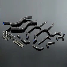 Fit For 95-99 Mitsubishi Eclipse Turbo Coolant Silicone Radiator Hose Pipe Kit