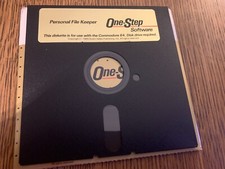 PERSONAL FILE KEEPER PROGRAM COMMODORE 64 C64 5.25" INCH FLOPPY TESTED EXC COND