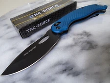 Tac-Force Ball Bearing Axis Lock Black Pocket Knife Folder TF-1037BL 8.25" Open