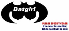 Batgirl Symbol Tits Boobs Graphic Die Cut decal sticker Car Truck Boat Wall 7"