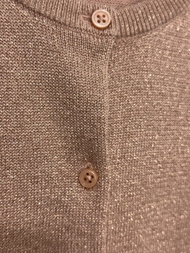 Crewcuts Girls Cardigan XL 12-14 Powder Long Sleeve Crew Neck Button Up NWOT - Picture 3 of 5
