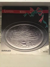 Duralex Les Verreries De Saint Gobain 13 In. Glass Christmas Platter