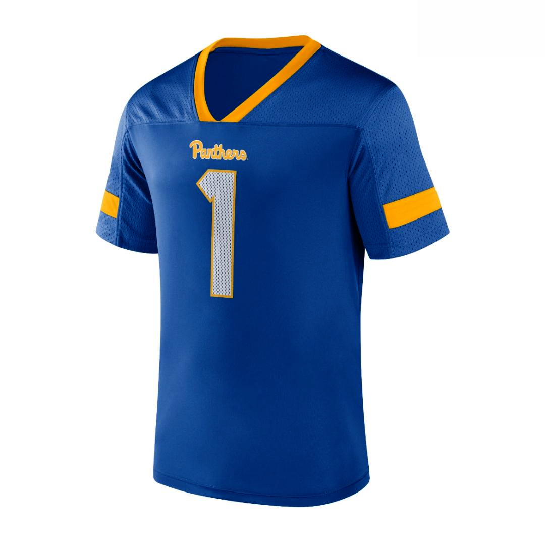 Pittsburgh Panthers Men's Football Jersey Blue Size L NEW