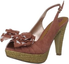 Image of RRP £59.99 DUNE HOH SIZE 3 36 FRANKIE NUDE RUST SLINGBACK SANDALS SHOES BNWB