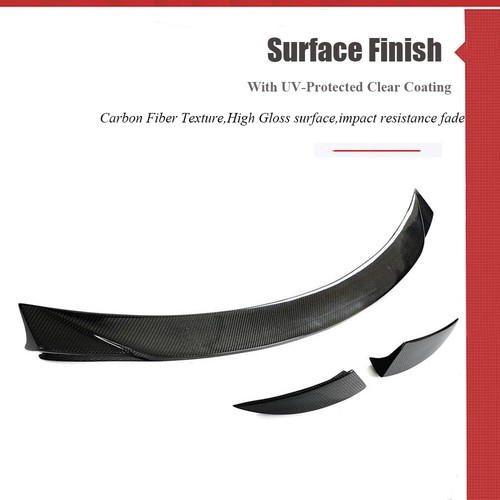 REAL CARBON Rear Trunk Spoiler Wing For Benz W167 GLE450 GLE63 GLE53 Coupe - Picture 9 of 15