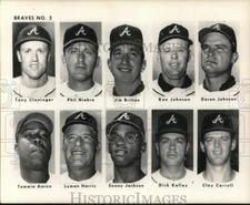 1968 Press Photo Members of the Atlanta Braves baseball team - pis11442
