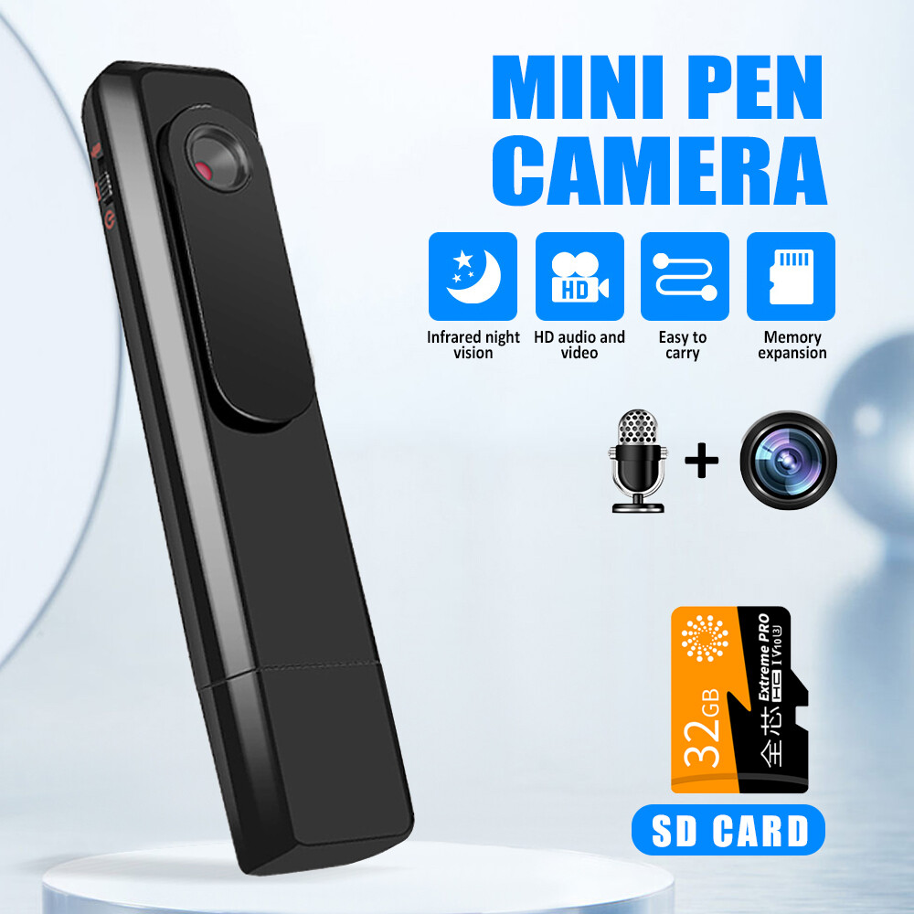 1080P HD Mini Pocket Pen Camera Hidden Portable Body Video Recorder DVR