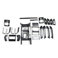 For Toyota Land Cruiser Prado 2018-2022 ABS Carbon Fiber Interior Trims Sticker