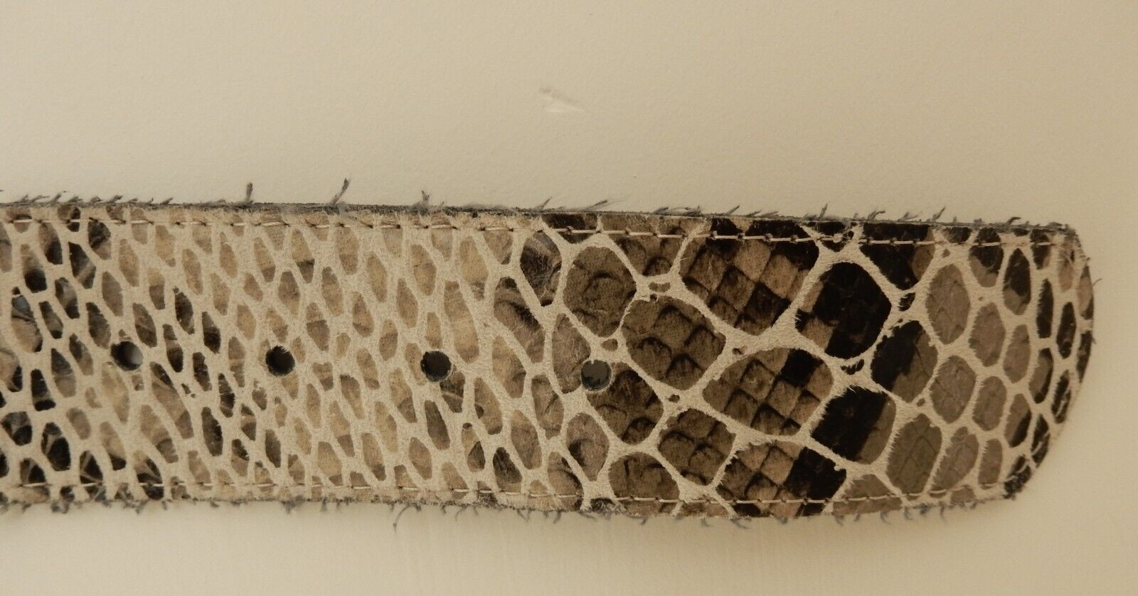 Basler Wide Belt Leather Tooled Python Waist 34"-… - image 10