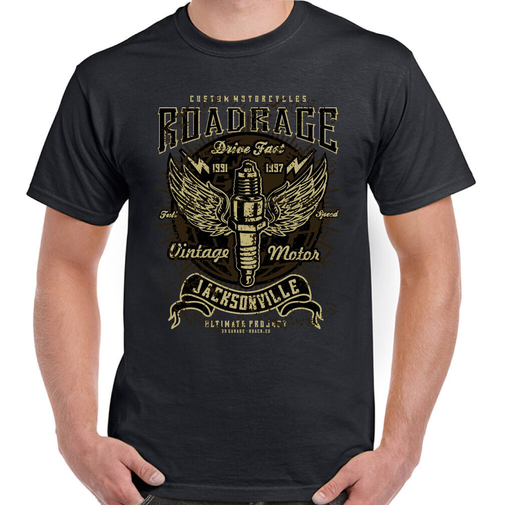 Camiseta De Motocicleta Para Hombre Road Rage Jacksonville