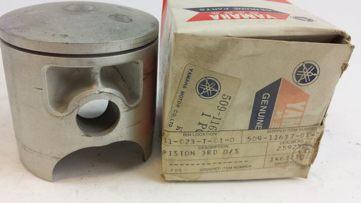 Yamaha 1975 MX250 B 1976 1977 1978 YZ250 C,D,E Piston # 3 3rd