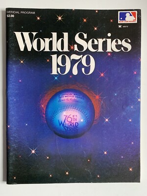 1979 World Series Programme MLB Baltimore orioles V Philadelphia Phillies