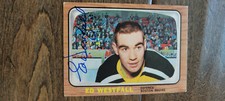 1966-67 TOPPS SIGNED AUTO ON CARD EDDIE ED WESTFALL BOSTON BRUINS ISLANDERS # 32