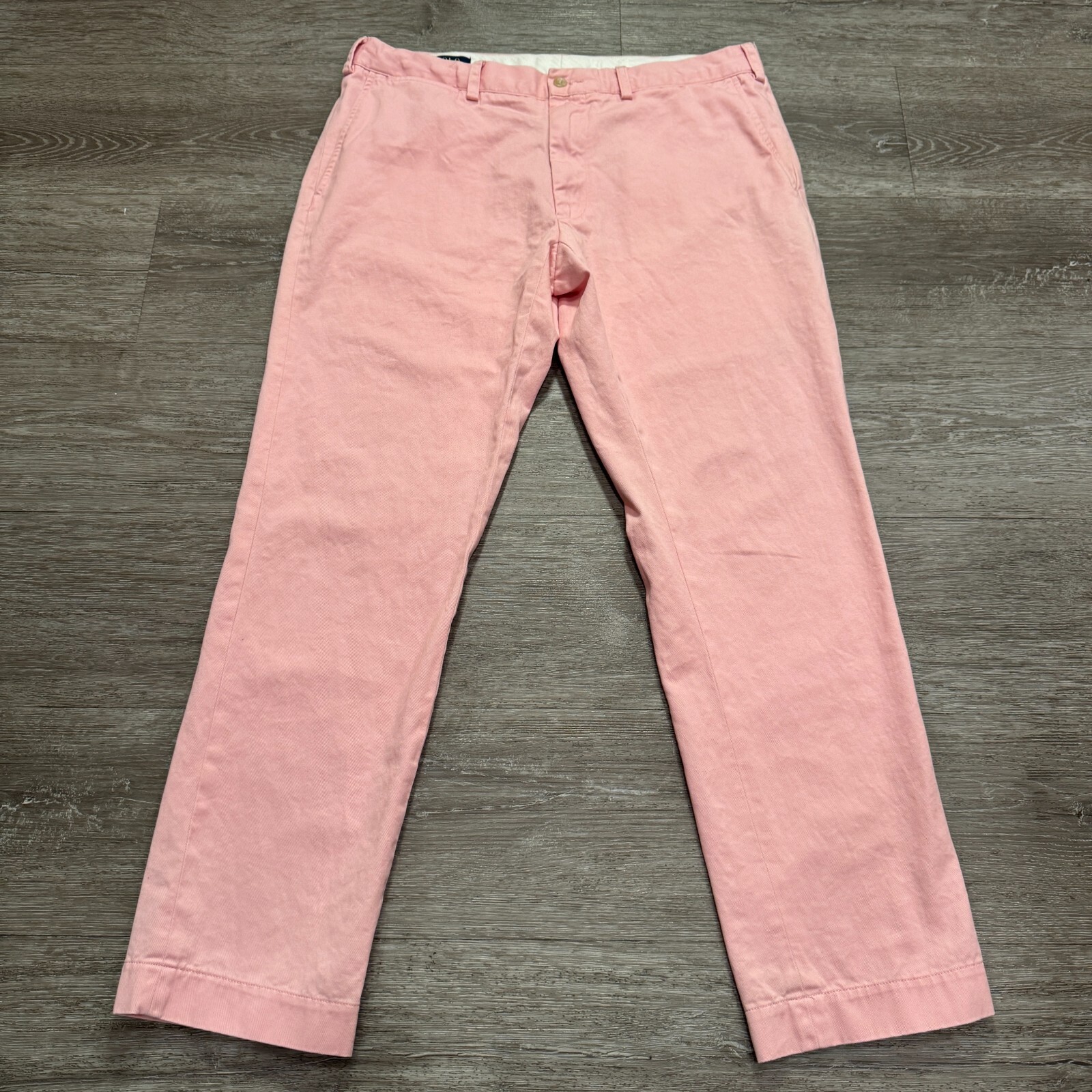 Polo Ralph Lauren Pants Mens 36 Straight Fit Chino Walking Twill Cotton 36x29