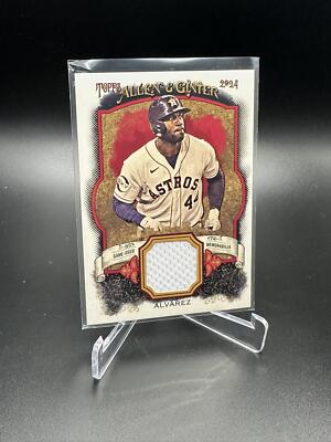 2024 Topps Allen & Ginter #AGR-YA Yordan Alvarez A&G Relics Full Size