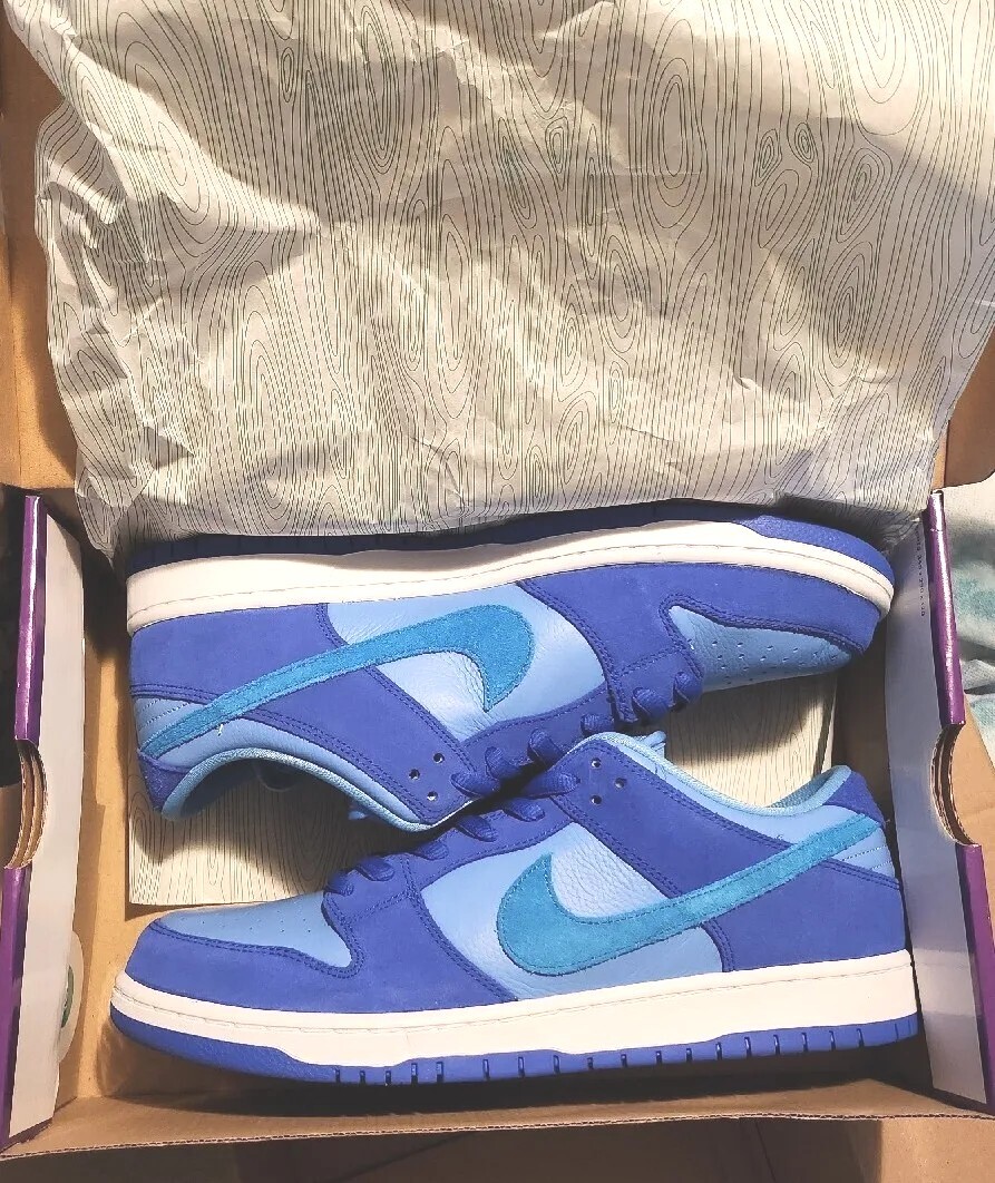 Nike SB Dunk Low Pro Blue Raspberry Mens Size 13 Fruity Pack Racer