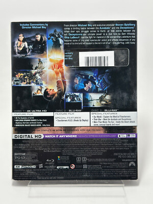 Transformers • 4K Ultra HD + Blu-ray • Rare with OOP Slipcover | eBay