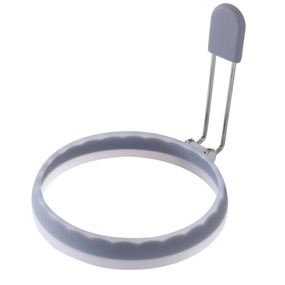 Round Egg Cooker Ring Silicone Egg Circles for Frying Eggs 4 Inches