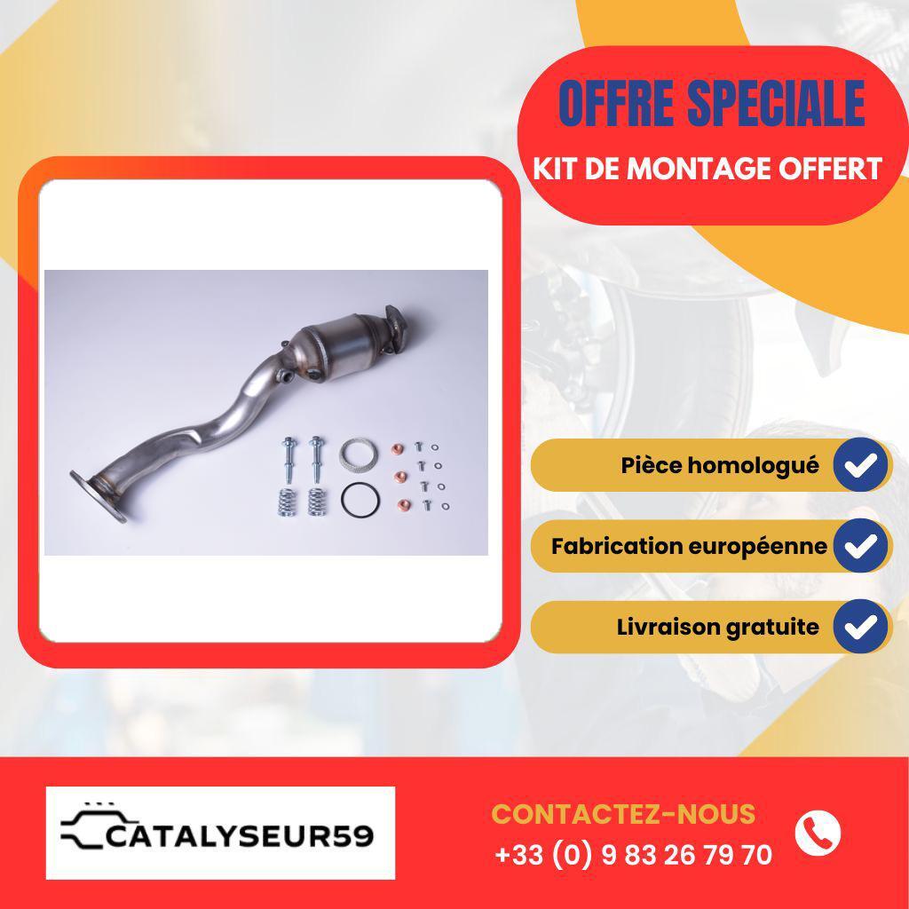 Catalyseur Honda Jazz 1.2 L essence pour modèles de 2010 à 2015