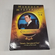 Murdoch Mysteries Seasons 1 Through 4 Collection DVD Box Set Acorn TV EUC