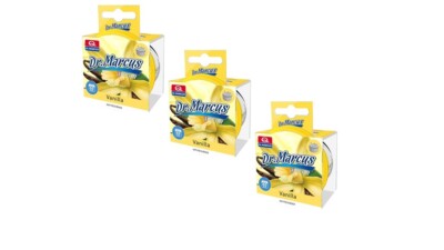 3 Stück Dr. Marcus Car Scents Duftdose Lufterfrischer Vanilla Vanille